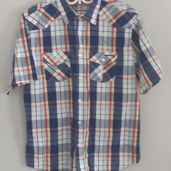 Lee Button down plaid Men's Shirt Size L - Picture 3 of 8